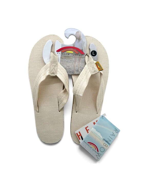 Rainbow Shoes - Rainbow Sandals Women’s Size Large (US 7.5–8.5) Water Resistant Beach Flip Flops